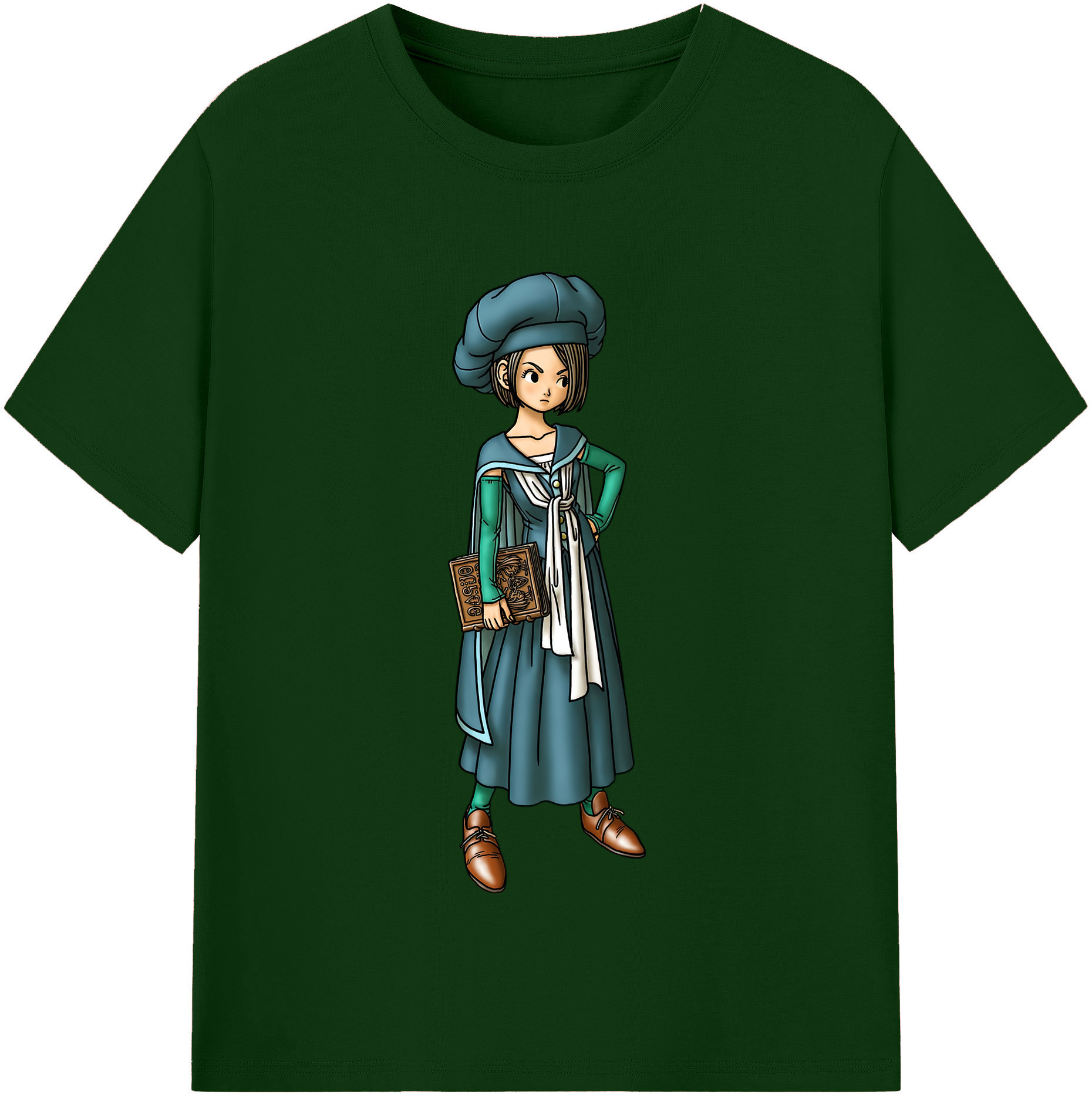 （画像用） ドラゴンクエスト Doragon Kuesuto Dragon Quest 綿100％半袖Tシャツ（フロントプリント）